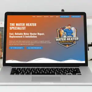 Water Heater Website Template